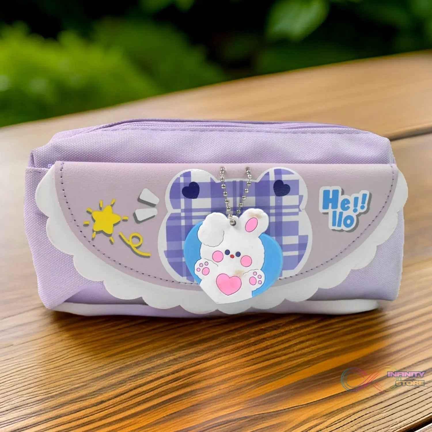 Pencil Pouch With Zipper, Students Pencil Case Large Capacity, Makeup Pouch, Stationery Bag (1 Pc / 2 Compartment) - infinityexculsivestore.com