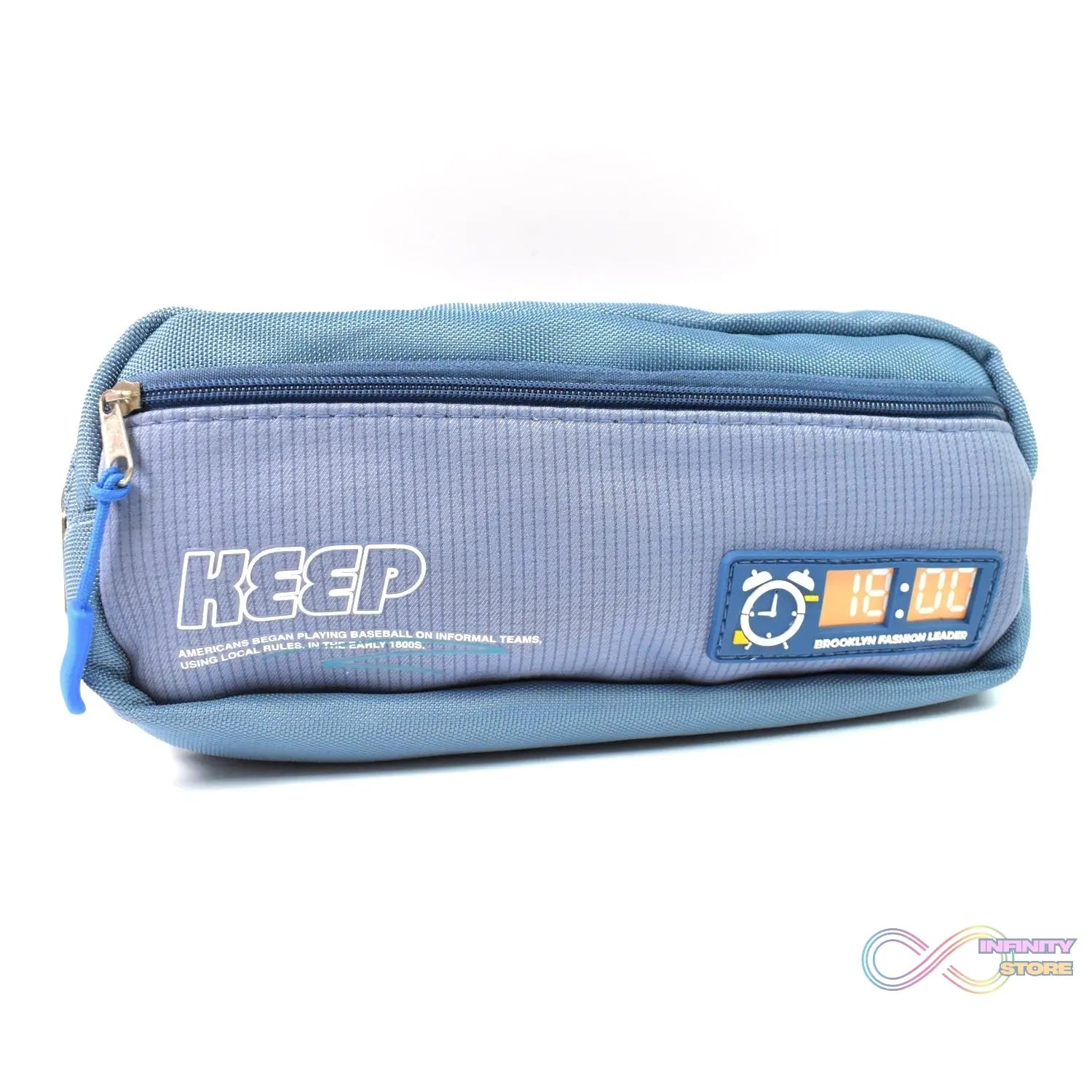 Pencil Pouch With Zipper, Students Pencil Case Large Capacity, Makeup Pouch, Stationery Bag (1 Pc / 2 Compartment) - infinityexculsivestore.com