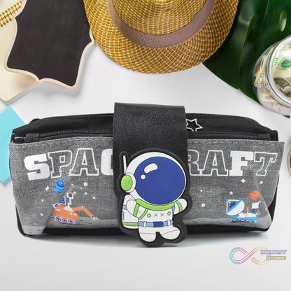 Pencil Pouch With Zipper, Students Pencil Case Large Capacity, Makeup Pouch, Stationery Bag (1 Pc / 2 Compartment) - infinityexculsivestore.com