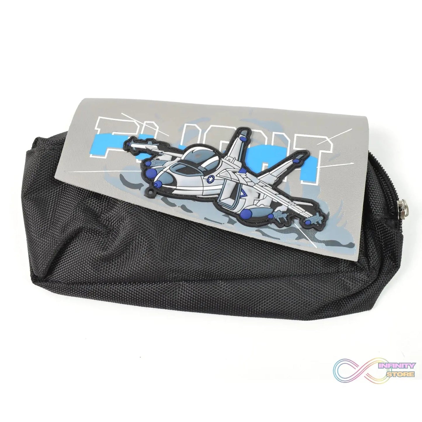 Pencil Pouch With Zipper, Students Pencil Case Large Capacity, Makeup Pouch, Stationery Bag (1 Pc/ 2 Compartment) - infinityexculsivestore.com