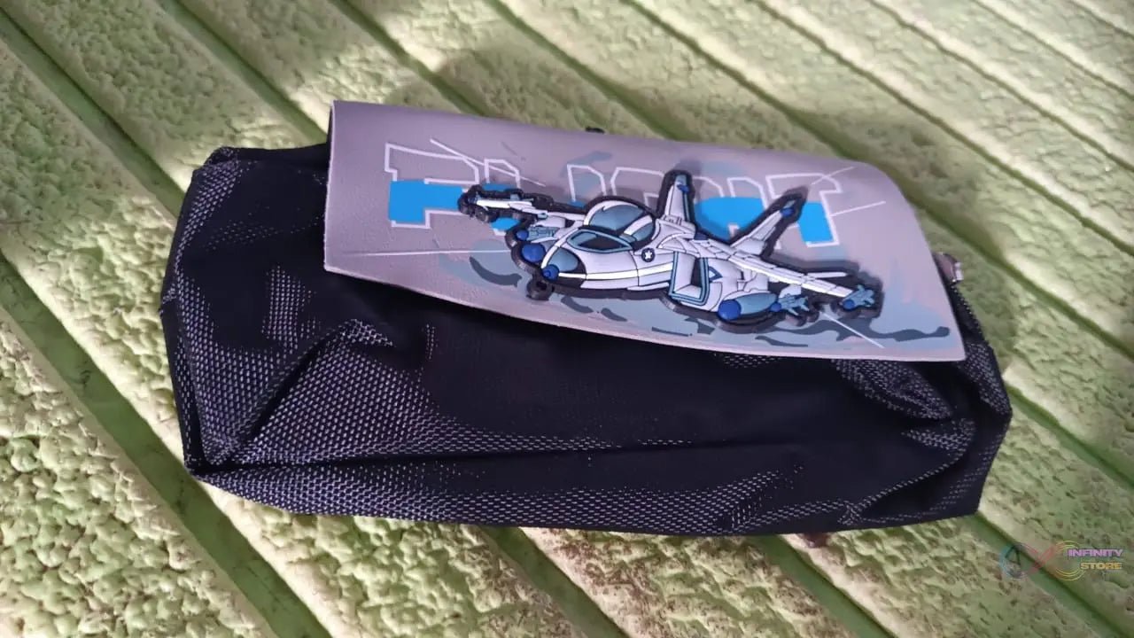 Pencil Pouch With Zipper, Students Pencil Case Large Capacity, Makeup Pouch, Stationery Bag (1 Pc/ 2 Compartment) - infinityexculsivestore.com