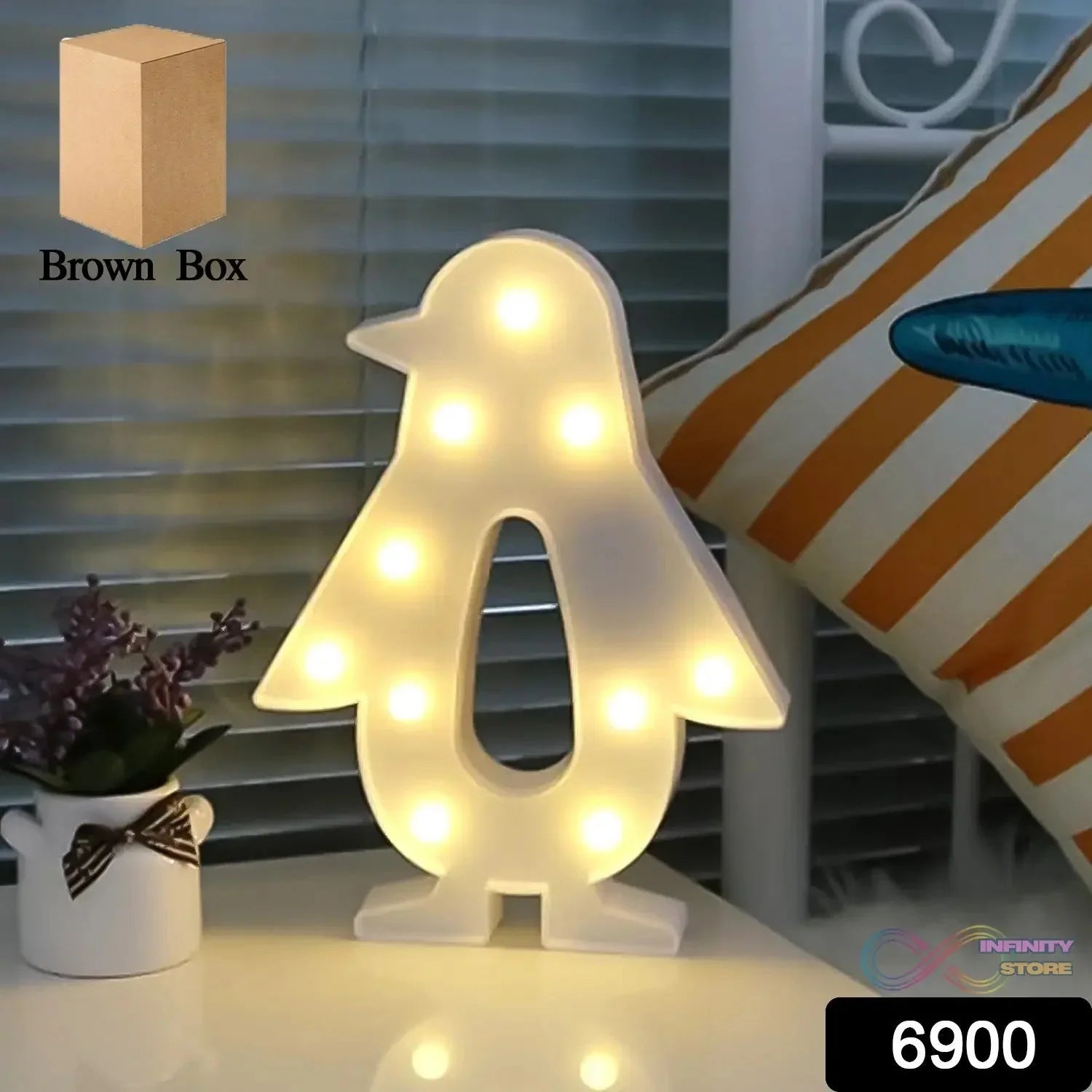 Penguin Shaped Light LED Light Kids Room (1 Pc / Battery Not Included) - infinityexculsivestore.com