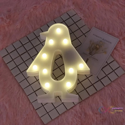 Penguin Shaped Light LED Light Kids Room (1 Pc / Battery Not Included) - infinityexculsivestore.com