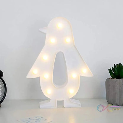 Penguin Shaped Light LED Light Kids Room (1 Pc / Battery Not Included) - infinityexculsivestore.com