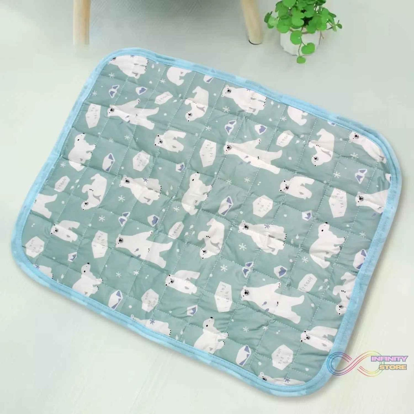 Pet Soft Cat Dog Blanket / Towel, Warm Sleep Mat (50×40 Cm / 1 Pc / Mix Color & Design) - infinityexculsivestore.com