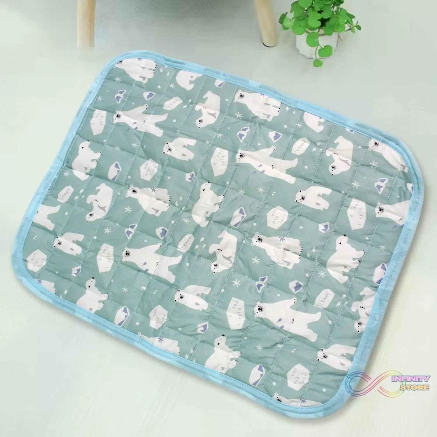 Pet Soft Cat Dog Blanket / Towel, Warm Sleep Mat (50×40 Cm / 1 Pc / Mix Color & Design) - infinityexculsivestore.com