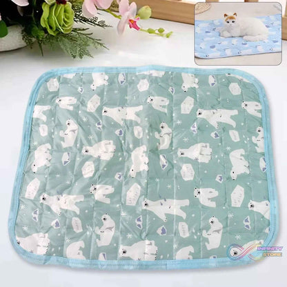 Pet Soft Cat Dog Blanket / Towel, Warm Sleep Mat (50×40 Cm / 1 Pc / Mix Color & Design) - infinityexculsivestore.com