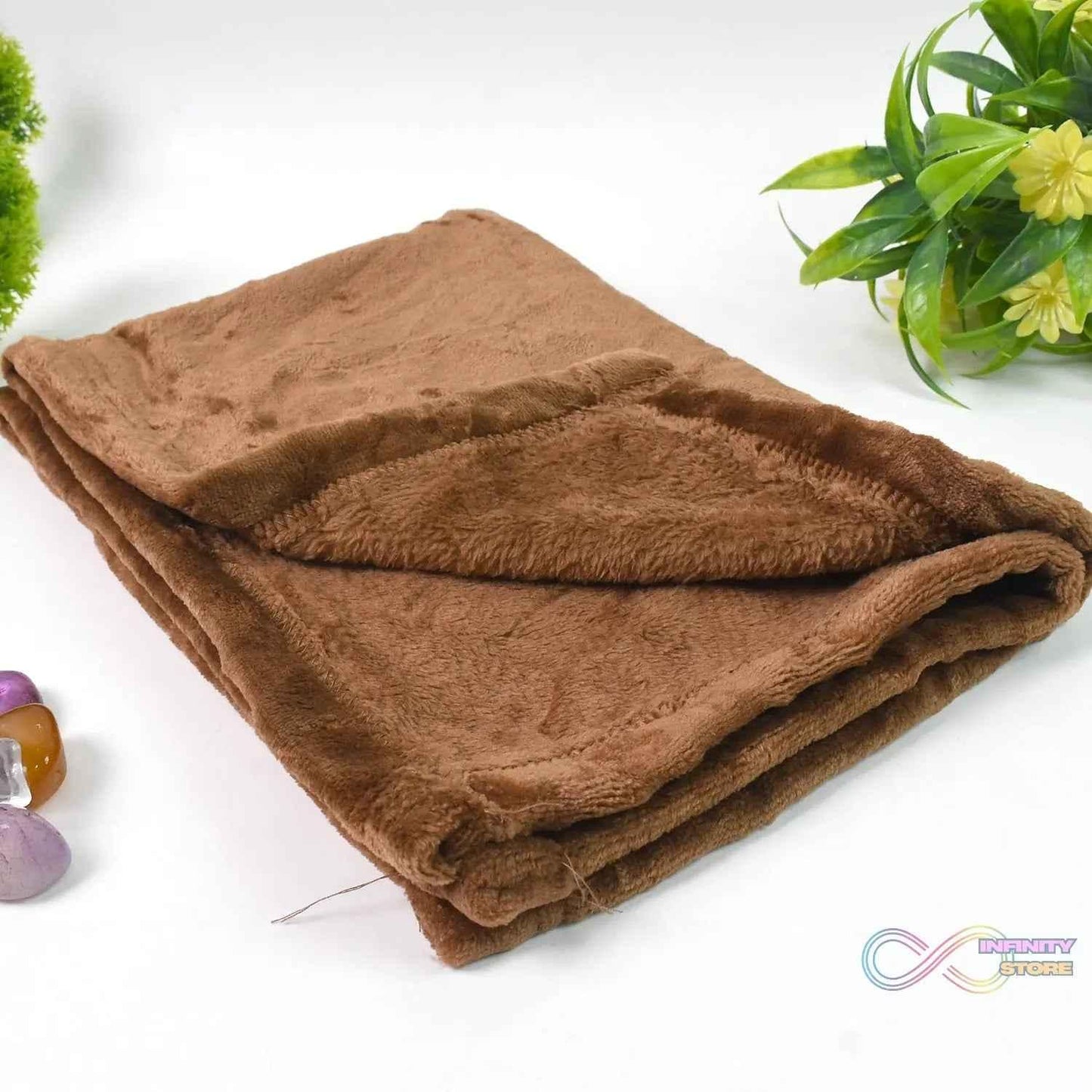 Pet Soft Cat Dog Blanket / Towel, Warm Sleep Mat (60×45 Cm / 1 Pc / Mix Color & Design) - infinityexculsivestore.com