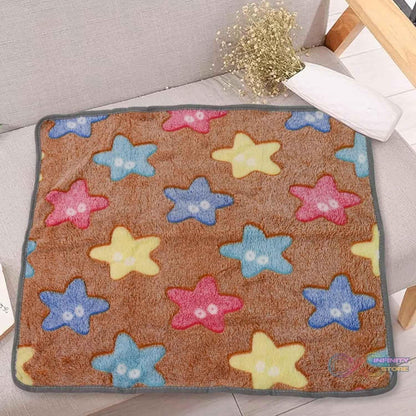 Pet Soft Cat Dog Towel / Blanket, Warm Sleep Mat (55×40 Cm / 1 Pc / Mix Color & Design) - infinityexculsivestore.com