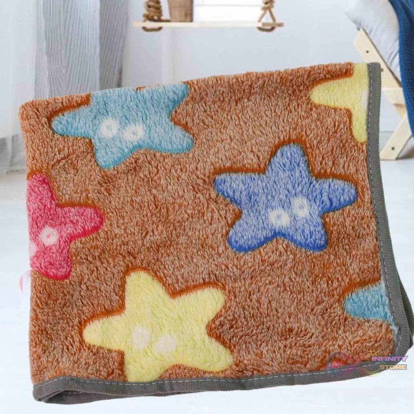 Pet Soft Cat Dog Towel / Blanket, Warm Sleep Mat (55×40 Cm / 1 Pc / Mix Color & Design) - infinityexculsivestore.com
