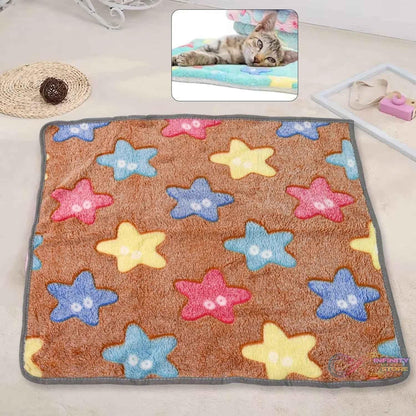 Pet Soft Cat Dog Towel / Blanket, Warm Sleep Mat (55×40 Cm / 1 Pc / Mix Color & Design) - infinityexculsivestore.com