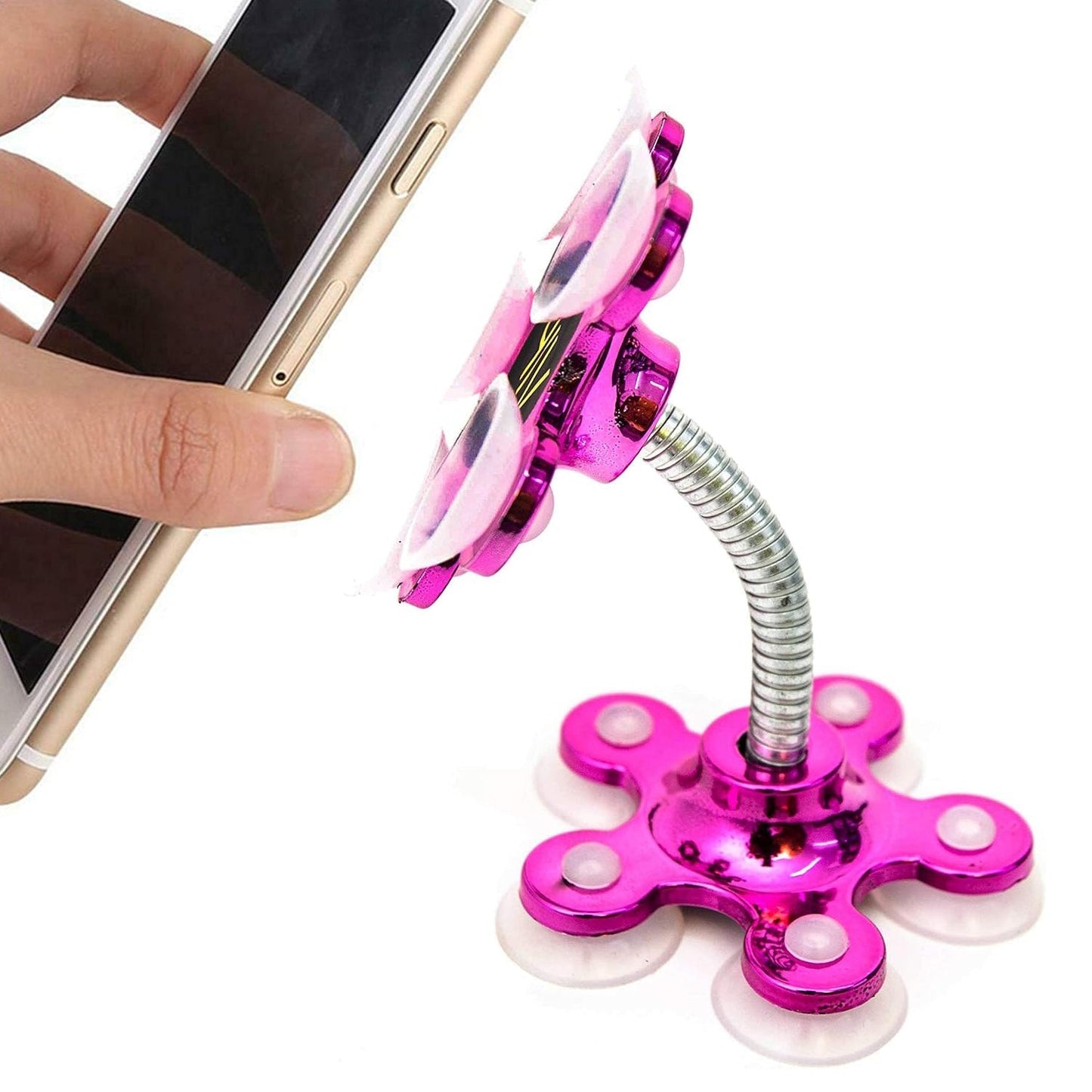 Phone Holder, 360°Rotatable Phone Stand Multi - Function Double - Sided Suction Cup Mobile Phone Holder vip stand( MOQ : - 6 Pc ) - infinityexculsivestore.com