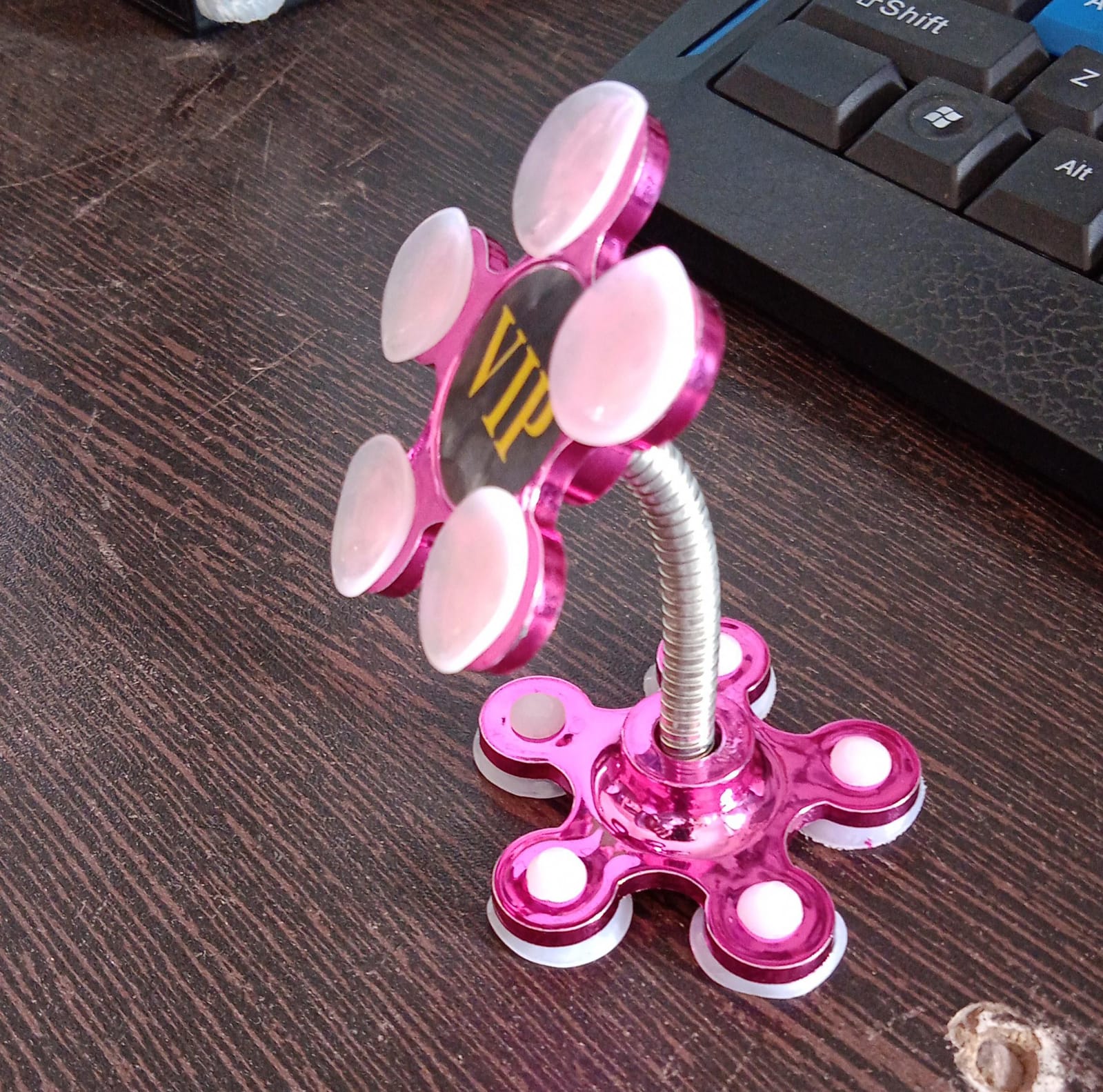 Phone Holder, 360°Rotatable Phone Stand Multi - Function Double - Sided Suction Cup Mobile Phone Holder vip stand( MOQ : - 6 Pc ) - infinityexculsivestore.com