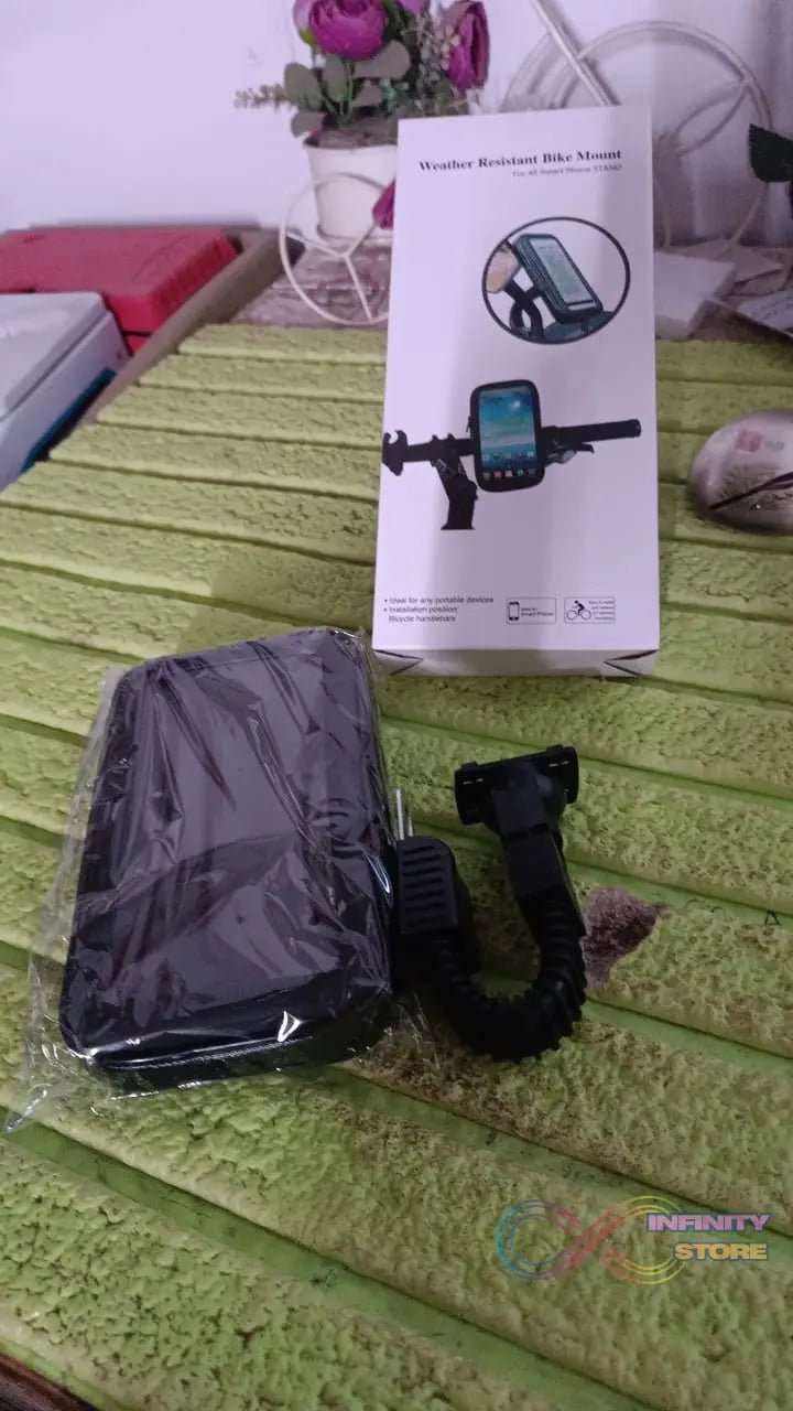 Phone Holder Case Weather Resistant Bike Mount (1 Pc) - infinityexculsivestore.com