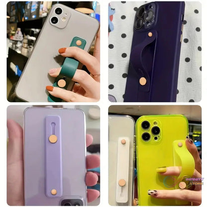 Phone Loop Finger Holder, Phone Grip Straps Silicone Phone Finger Strap (1 Pc) - infinityexculsivestore.com