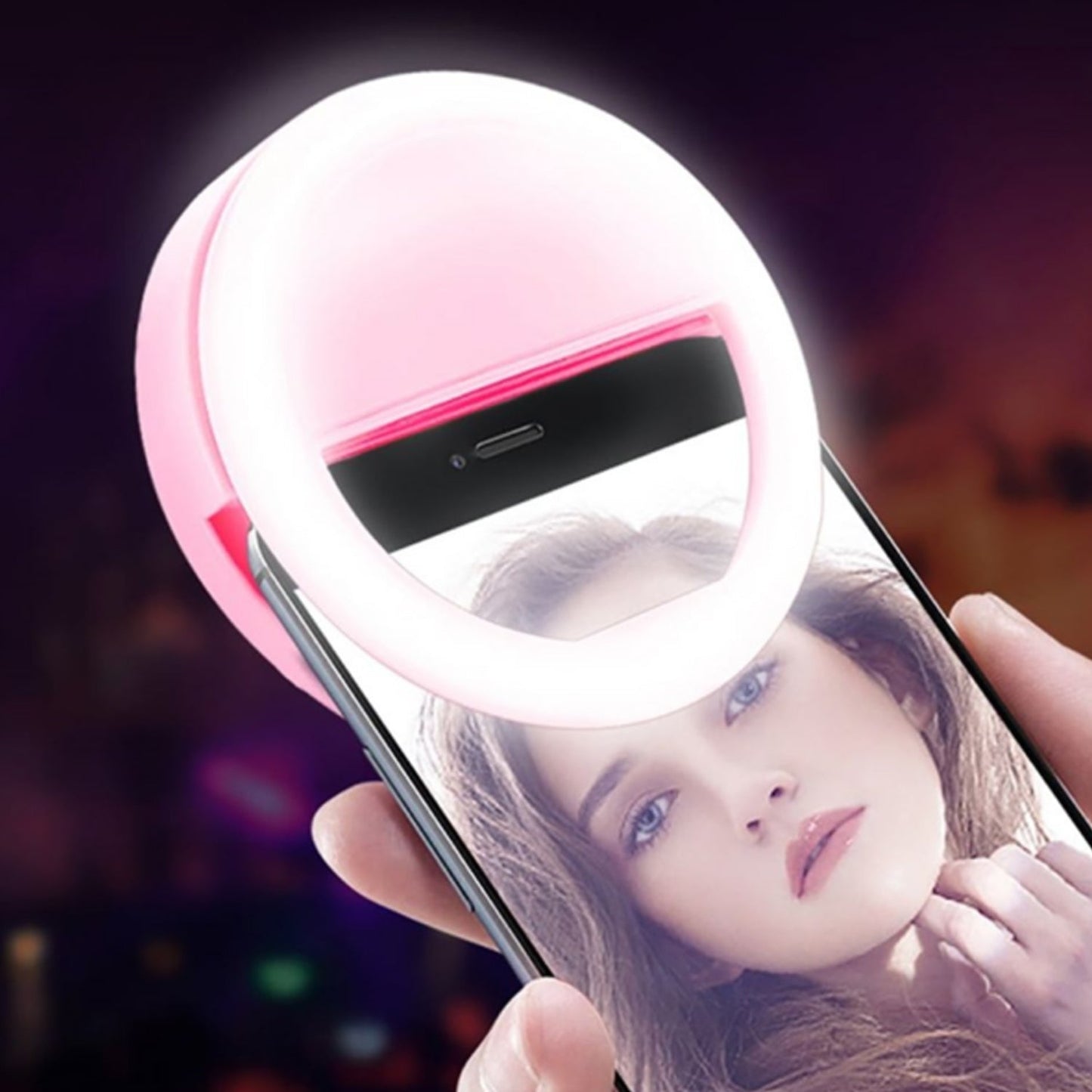 Phone Selfie Light Selfie Ring Light Selfie Light for Smartphone Selfie Light for Phone Battery Operated Selfie Ring Light (Battery Not Included) - infinityexculsivestore.com