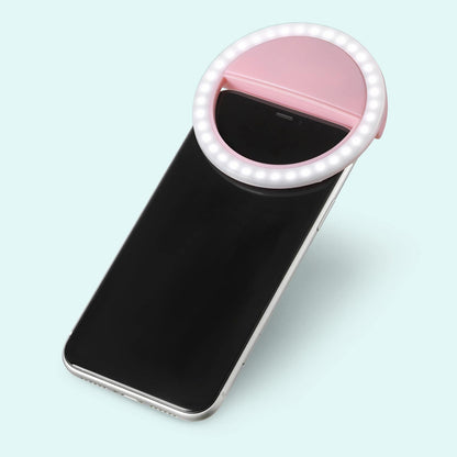 Phone Selfie Light Selfie Ring Light Selfie Light for Smartphone Selfie Light for Phone Battery Operated Selfie Ring Light (Battery Not Included) - infinityexculsivestore.com