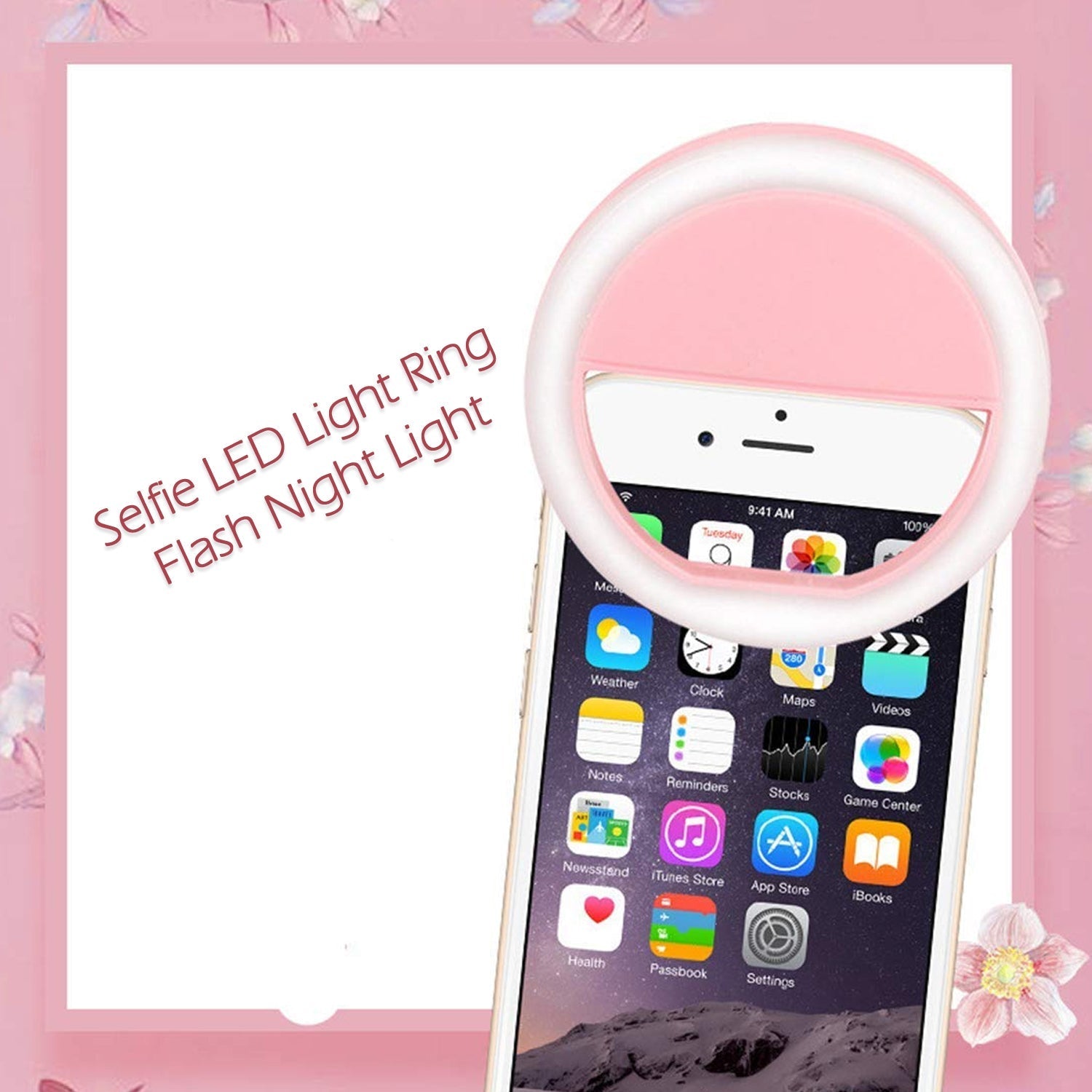 Phone Selfie Light Selfie Ring Light Selfie Light for Smartphone Selfie Light for Phone Battery Operated Selfie Ring Light (Battery Not Included) - infinityexculsivestore.com