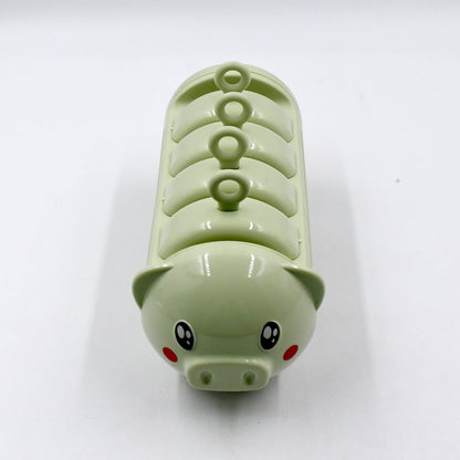 Pig Shape Mold Ice Candy, Popsicle Mold Ice, Plastic Ice Candy Maker Kulfi Maker Molds Set with 4 Cups - infinityexculsivestore.com