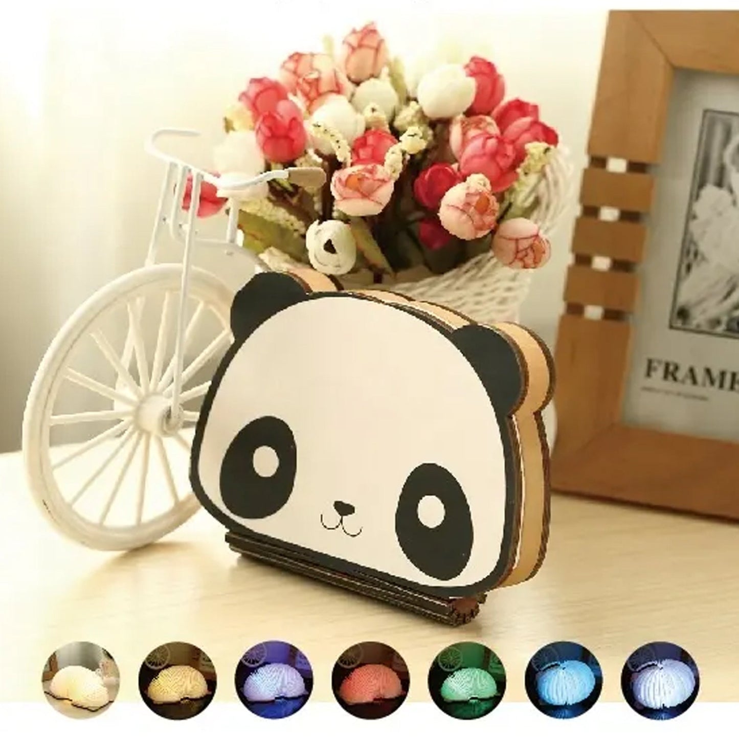 Piglet Shape Book Lamp Animal Led Book Lamp Christmas Gift Light RGB Colors Custom Gift Book Lamp - infinityexculsivestore.com