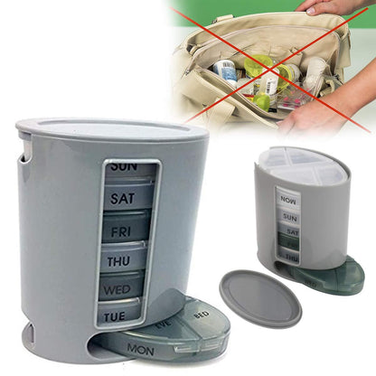 Pill Pro 7 Day Weekly Tablet Medicine Organizer Box - infinityexculsivestore.com