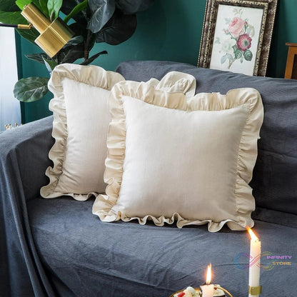 Pillow Covers, Couch Pillows Cover, Soft Decorative Cover (Mix Color & Design / 2 Pc) - infinityexculsivestore.com