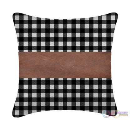 Pillow Covers, Leather & Cotton Cushion Covers (15 × 15 Inch / 1 Pair / 2 Pc) - infinityexculsivestore.com