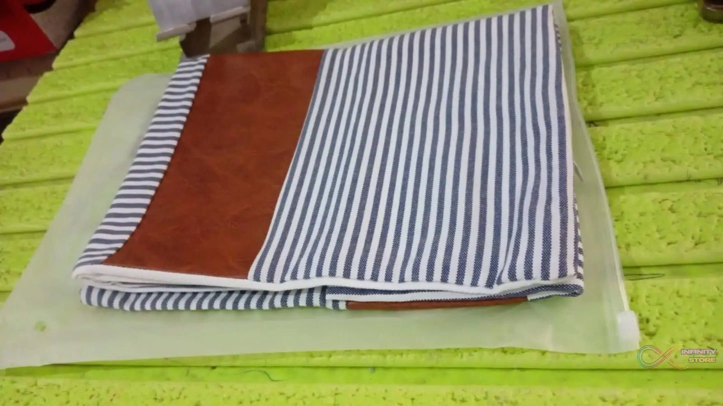 Pillow Covers, leather & cotton Cushion Covers (16 × 16 Inch / 1 Pair / 2 Pc) - infinityexculsivestore.com