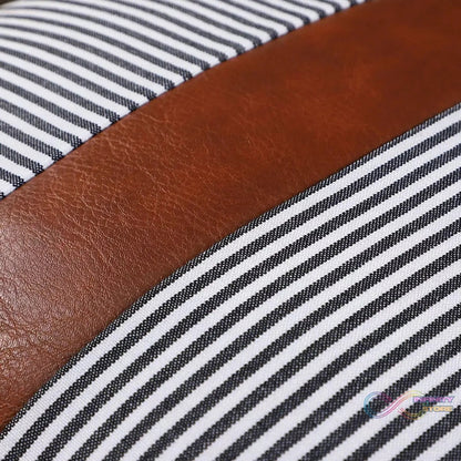 Pillow Covers, leather & cotton Cushion Covers (20 × 20 Inch / 1 Pair / 2 Pc) - infinityexculsivestore.com