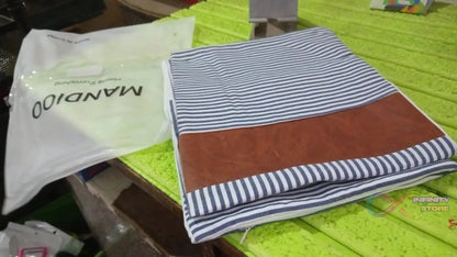 Pillow Covers, leather & cotton Cushion Covers (20 × 20 Inch / 1 Pair / 2 Pc) - infinityexculsivestore.com