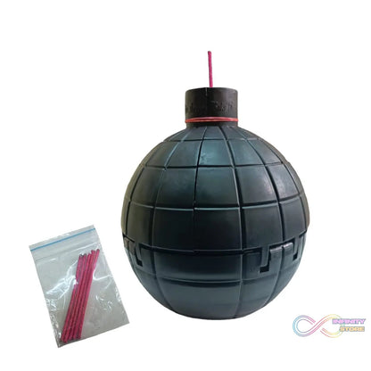 Festive pinata bomb cake with decorations for birthdays