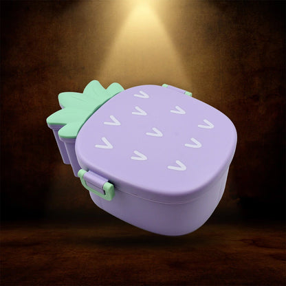 Pineapple Shaped Lunch Box with Compartments Lunch Food Container with Box Portable Lid School & Kids Lunch Box - infinityexculsivestore.com