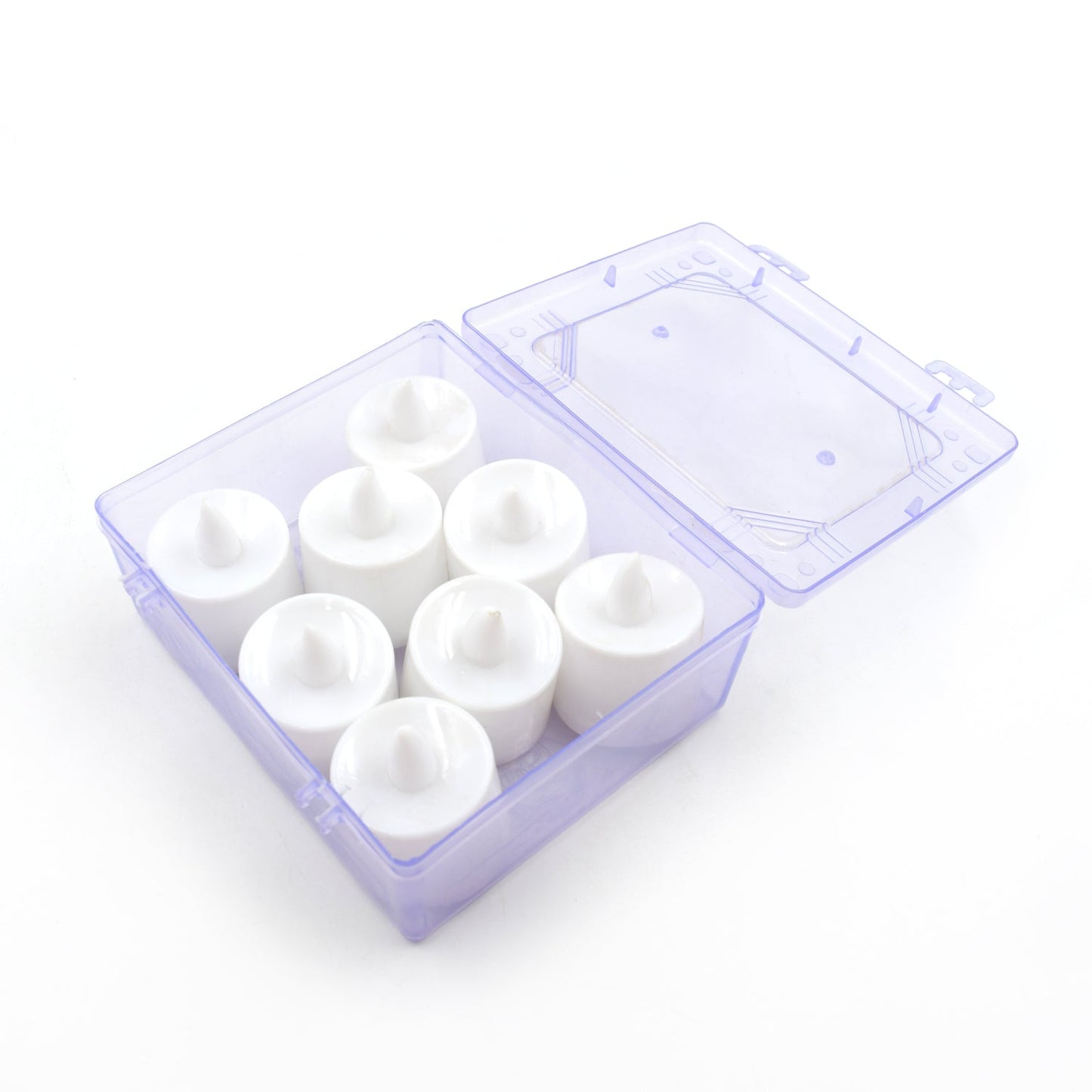 Pink Flameless LED Tealights, Smokeless Plastic Decorative Candles - Led Tea Light Candle For Home Decoration (Pack Of 8pc) ( Diya , Divo , Diva , Deepak , Jyoti) - infinityexculsivestore.com