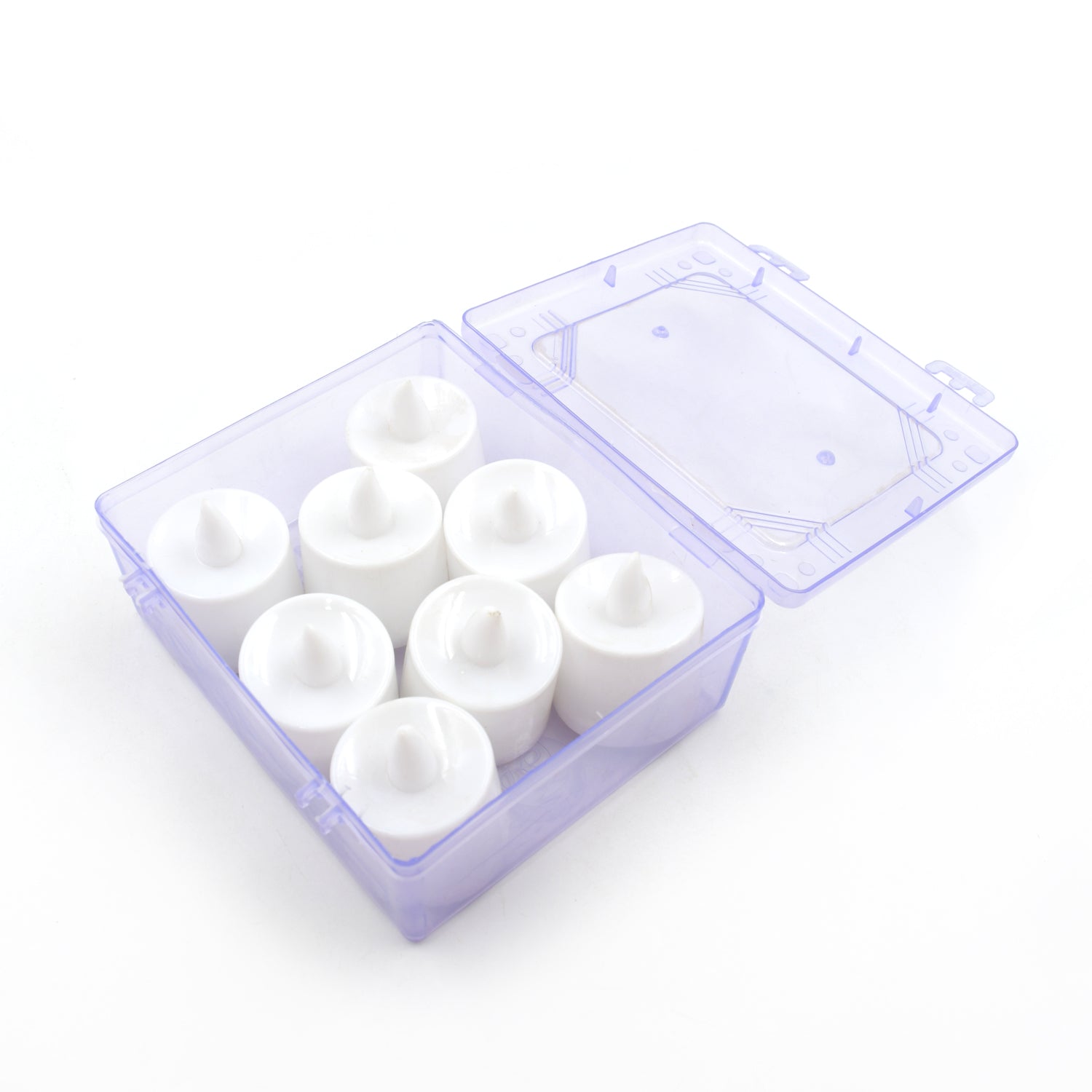 Pink Flameless LED Tealights, Smokeless Plastic Decorative Candles - Led Tea Light Candle For Home Decoration (Pack Of 8pc) ( Diya , Divo , Diva , Deepak , Jyoti) - infinityexculsivestore.com