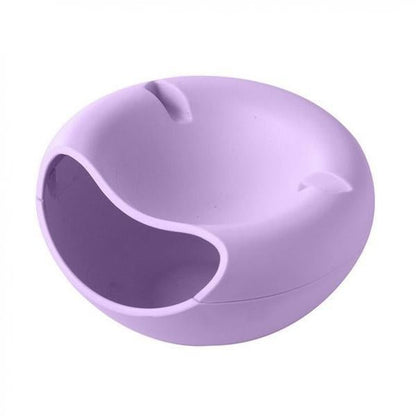 Pista Nut Fruit Platter Serving Bowl With Mobile Phone Holder by HomeFast - infinityexculsivestore.com