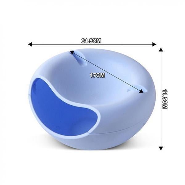 Pista Nut Fruit Platter Serving Bowl With Mobile Phone Holder by HomeFast - infinityexculsivestore.com