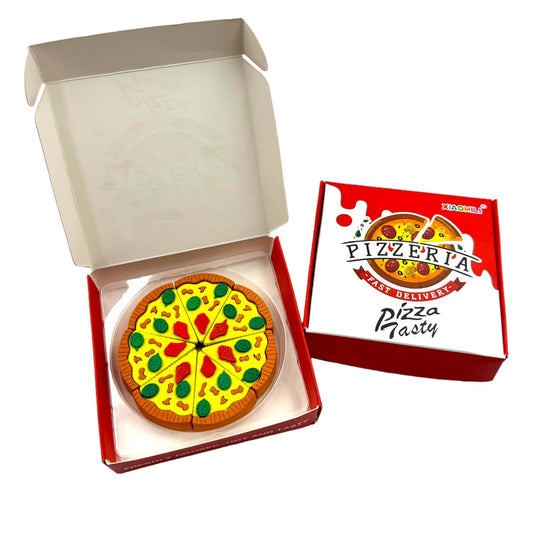Pizza Erasers for Kids, 3D Slices Pizza Eraser, Cute & Fancy Fast Food Eraser (Set/Pack of 1) - infinityexculsivestore.com