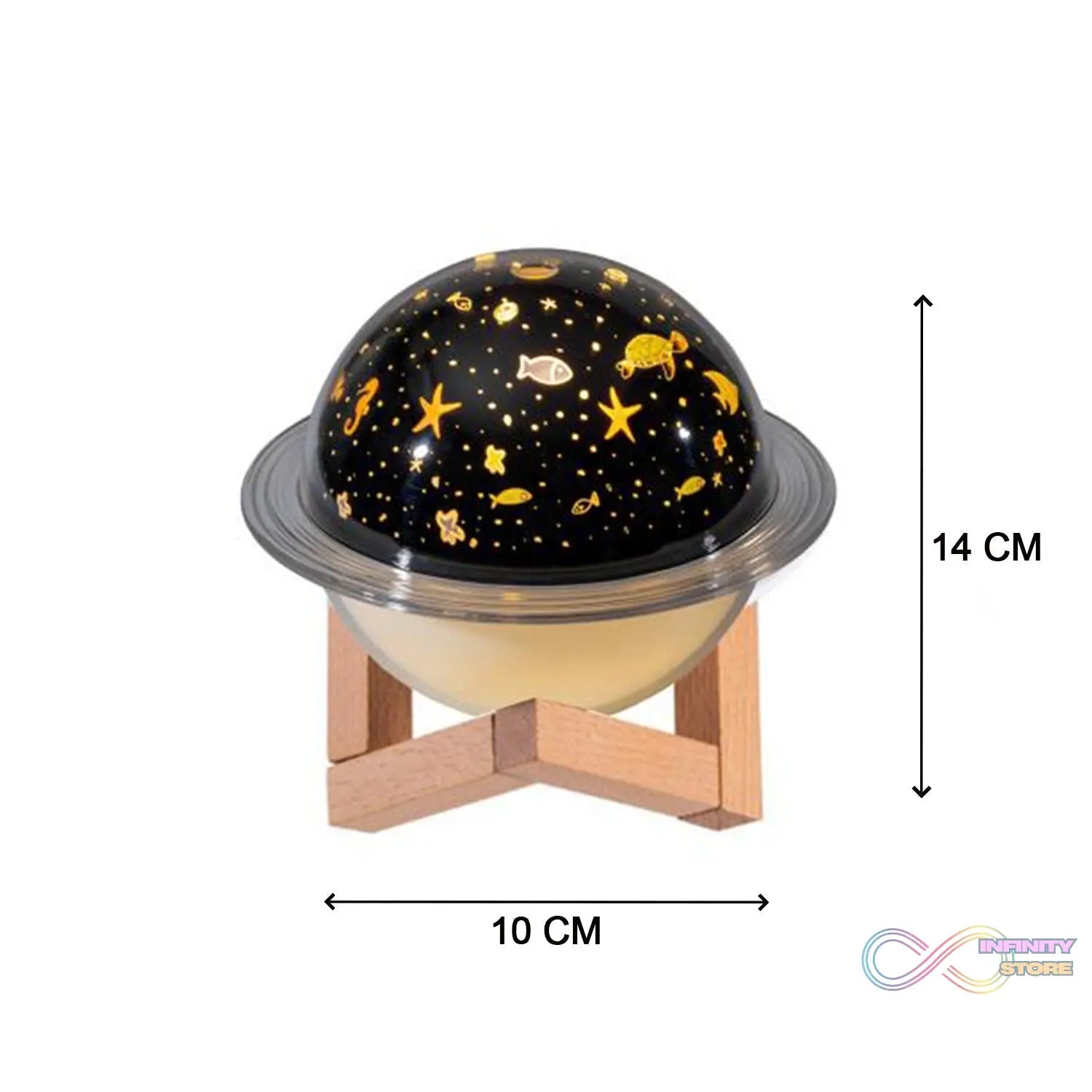 Multi-functional planet light humidifier for household and office spaces