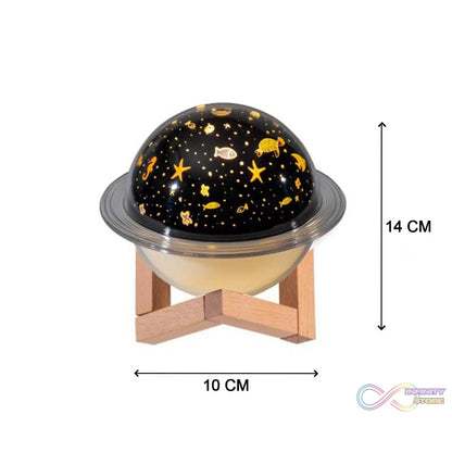 Multi-functional planet light humidifier for household and office spaces