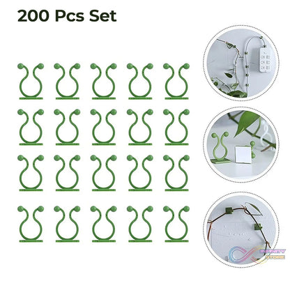 Plant Climbing Wall Fixture Clip Self - Adhesive Hook (200 Pcs Set) - infinityexculsivestore.com