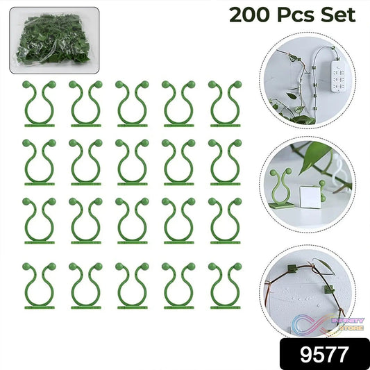Plant Climbing Wall Fixture Clip Self - Adhesive Hook (200 Pcs Set) - infinityexculsivestore.com