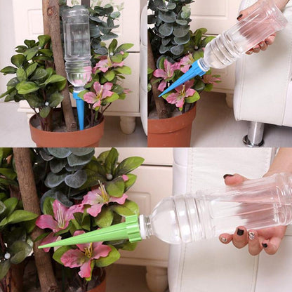 Plant Watering Spikes self Watering Spikes Water dripper for Plants, Adjustable Plant Watering Devices with Slow Release Control Valve Switch - infinityexculsivestore.com