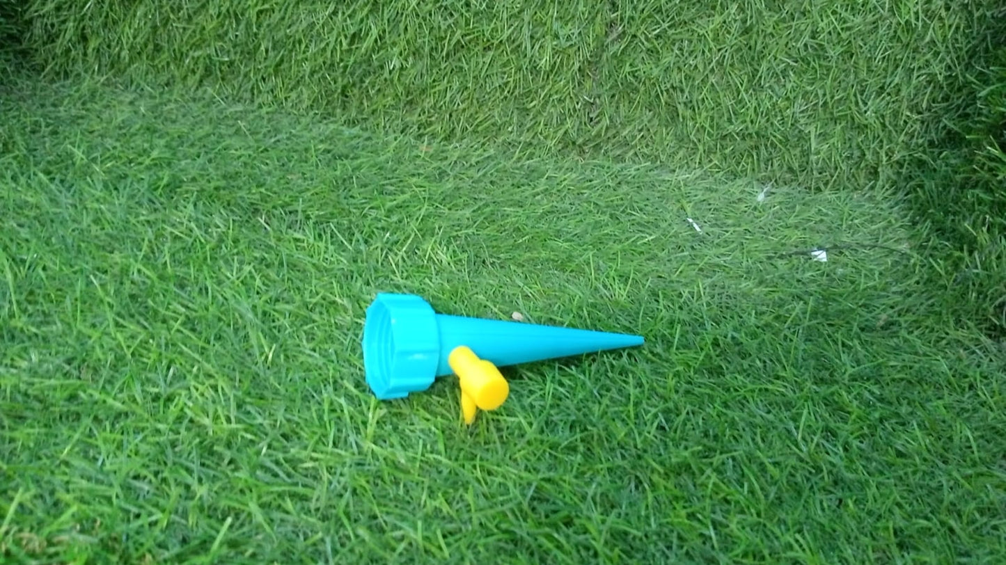 Plant Watering Spikes self Watering Spikes Water dripper for Plants, Adjustable Plant Watering Devices with Slow Release Control Valve Switch - infinityexculsivestore.com