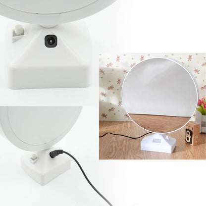 Plastic 2 in 1 Mirror Come Photo Frame with Led Light - infinityexculsivestore.com
