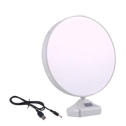 Plastic 2 in 1 Mirror Come Photo Frame with Led Light - infinityexculsivestore.com