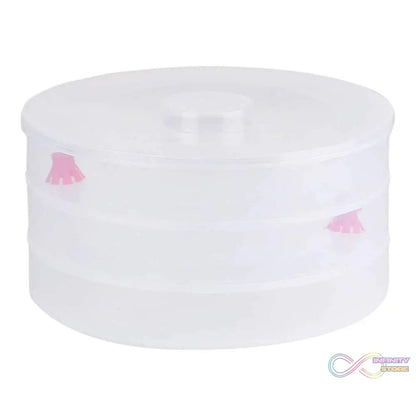 White plastic sprout maker with 3 sections