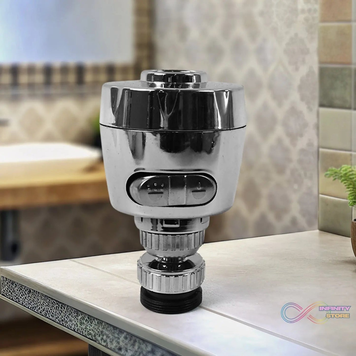 Plastic 360 Degree Rotating Water - Saving Faucet Sprayer Head (1 Pc) - infinityexculsivestore.com