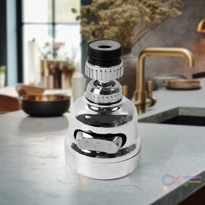 Plastic 360 Degree Rotating Water - Saving Faucet Sprayer Head (3.5 Inch) - infinityexculsivestore.com