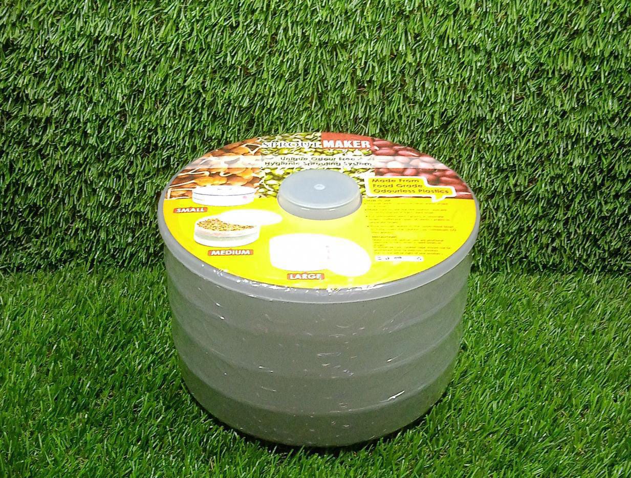 Plastic 4 Compartment Sprout Maker, White - infinityexculsivestore.com