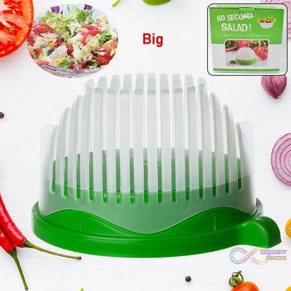 Plastic 60 Seconds Salad Cutter Salad Maker Salad Bow (1 Pc) - infinityexculsivestore.com